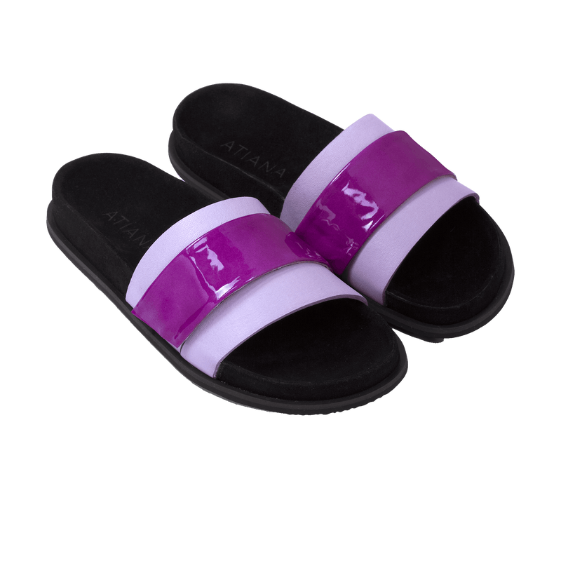 Triptych Lavender Sliders - Ultraviolet Strap